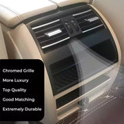 Buy BMW 5 Series F10 Sedan (2010-2016) Black Rear AC Vent Grille With Chrome
