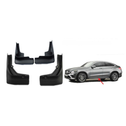 Mud Flaps Set for Mercedes-Benz GLC Coupe C253 Coupe (2017-2022) With Pedal-1