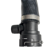 Upper Left Radiator Hose Pipe for BMW 5 SERIES F10 (2010-2016) in Black color High-Quality Automotive-Grade Reinforced Rubber