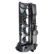 Valve Tappet Cover for MERCEDES-BENZ ML-CLASS W166 (2012-2015) in Black color with breather valve, Polymer or Aluminum material