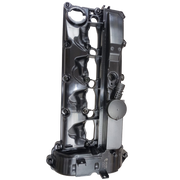 Valve Tappet Cover for MERCEDES-BENZ ML-CLASS W166 (2012-2015) in Black color with breather valve, Polymer or Aluminum material