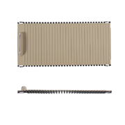 Water Cup Holder Roller Cover Trim for MERCEDES-BENZ E-CLASS W207 (2010-2016) in Beige color ABS Plastic