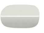 White Fuel Tank Outer Cover Panel for MERCEDES-BENZ E-CLASS W213 (2016-2023) in Pearl White color