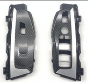 Window Regulator Outer Cover Pair for BMW M4 F98 (2020) in Carbon Fiber color RHD