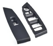 Window Switch Cover Pair for BMW 5 SERIES GRAN TURISMO F07 (2009-2019) in Black color 2 Pcs