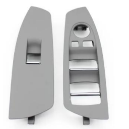 Window Switch Panel Pair for BMW 7 SERIES F01 (2009-2015) in Gray color 2 Pcs