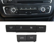 BMW 3 Series Sedan (2011-2019) Black Dashboard AC Button Set 5 Piece (pcs) (F30) 1