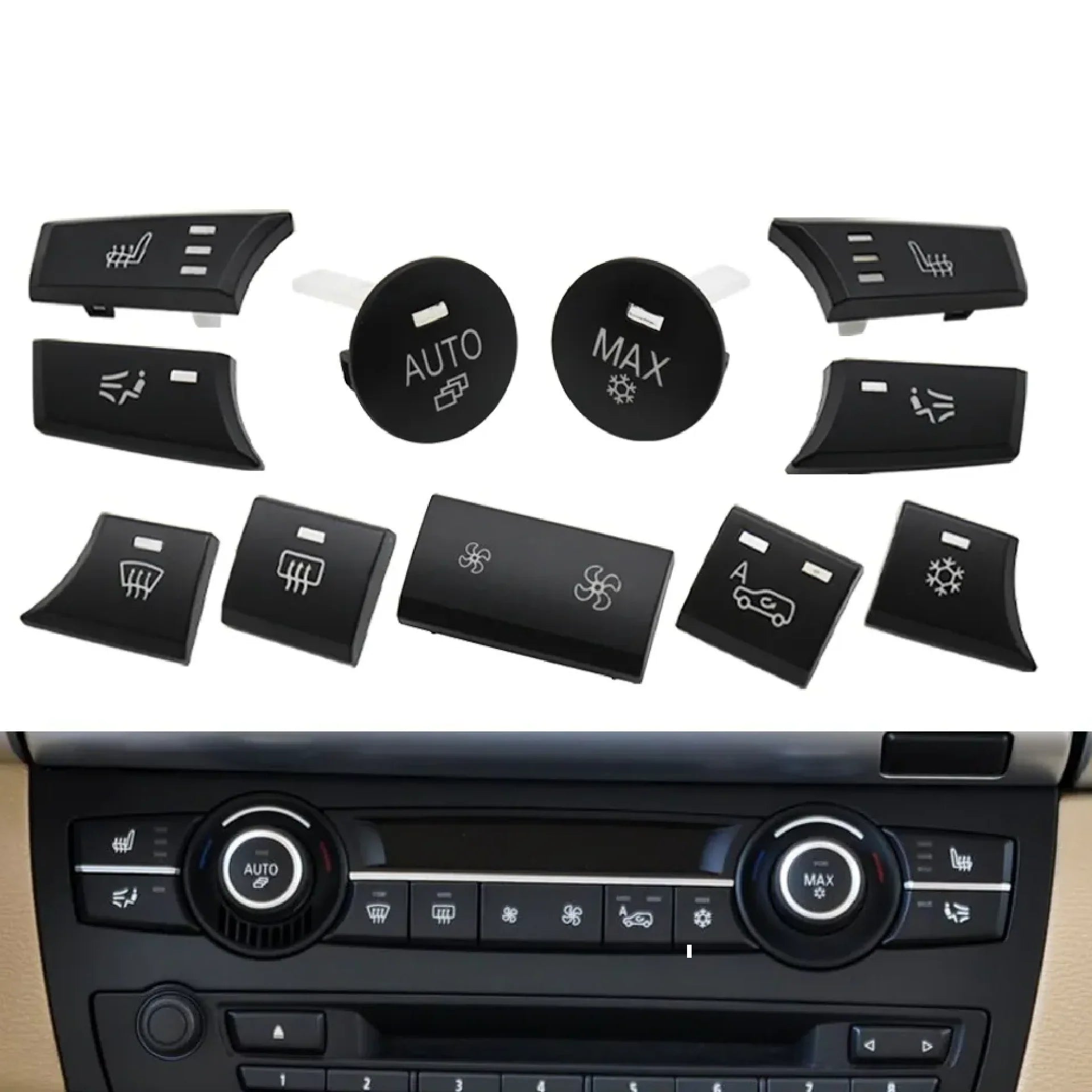 BMW X5 Series SUV (2007-2013) Dashboard AC Button Set (E70) 1
