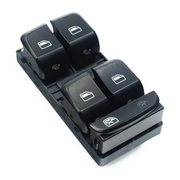 Black Master Window Switch Ragulator For Audi A4 B8 Sedan (2007-2015) 5