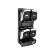 Black Chrome Master Window Switch Ragulator For Audi A4 B8 Sedan (2007-2015) 5
