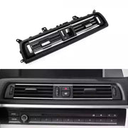 Buy BMW 5 Series F10 Sedan (2010-2016) Black Central AC Vent Grille With Chrome