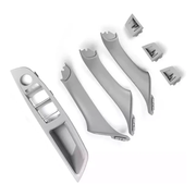 Buy BMW 5 Series Sedan (2010-2016) Gray Inner Door Pull Handle Cover with Aremrest and Window Switch Panel Set (F10)