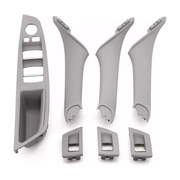 Buy BMW 5 Series Sedan (2010-2016) Gray Inner Door Pull Handle Cover with Aremrest and Window Switch Panel Set (F10)