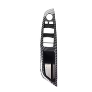 Buy BMW 5 Series Sedan (2010-2016) Carbon Fiber Inner Door Pull Handle Cover with Aremrest and Window Switch Panel Set (F10)