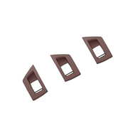 Buy BMW 5 Series Sedan (2010-2016) Red Brown Leather Door Pull Handle and Window Switch Panel Set (F10)