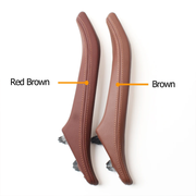 Buy BMW 5 Series Sedan (2010-2016) Red Brown Leather Door Pull Handle and Window Switch Panel Set (F10)