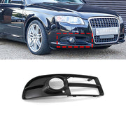 Front Left Fog Lamp Cover Perfect Fit for Audi A4 B7 Sedan (2005-2009) with a hole