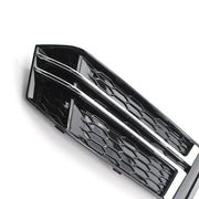 Front Left Fog Lamp Cover Perfect Fit for Audi A4 B9 Sedan (2015-2019) without hole (with chrome looks)