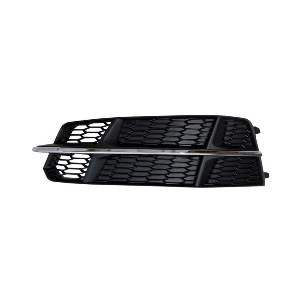 Front Left Fog Lamp Cover Perfect Fit for Audi A6 C7 Estate (2016-2018) without hole (with touch of chrome)