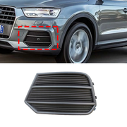 Front Left Fog Lamp Cover Perfect Fit for Audi Q3 8U SUV (2014-2018) without a hole