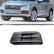 Front Left Fog Lamp Cover Perfect Fit for Audi Q5 FY SUV Sport (2017-2020) without a hole (with touch of chrome)