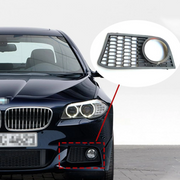 Front left Fog Lamp Cover Perfect Fit for BMW 5 Series F10 Sedan (2011-2016) With a Hole