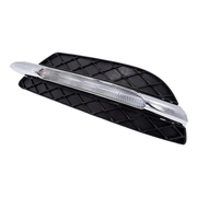 Front Left Fog Lamp Cover Perfect Fit for Mercedes Benz E Class W212 Sedan (2009-2013) without hole (with touch of chrome)