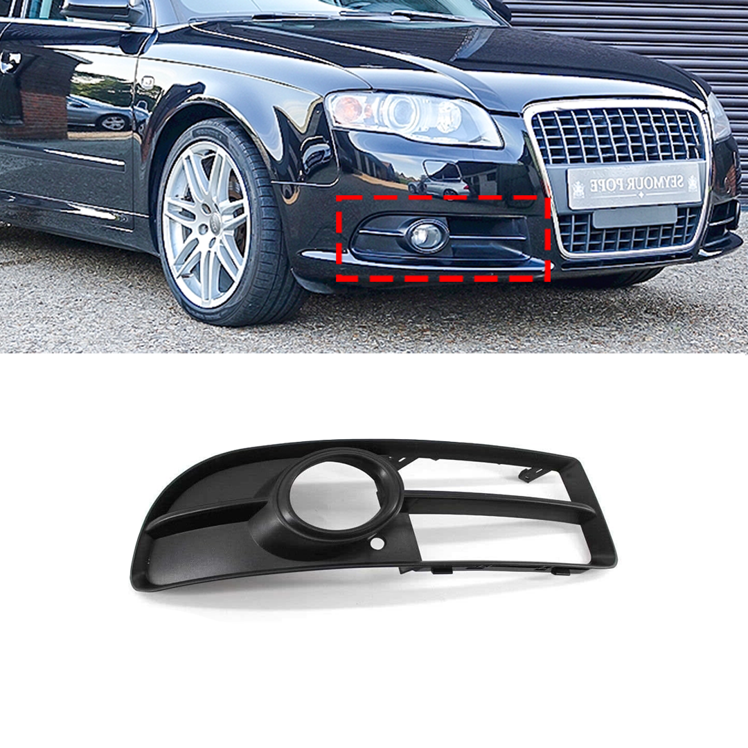Buy Front Right Fog Lamp Cover Perfect Fit for Audi A4 B7 Sedan (2005-2009) with a hole