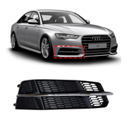 Buy Front Right Fog Lamp Cover Perfect Fit for Audi A6 C7 Estate (2016-2018) without hole (with touch of chrome)