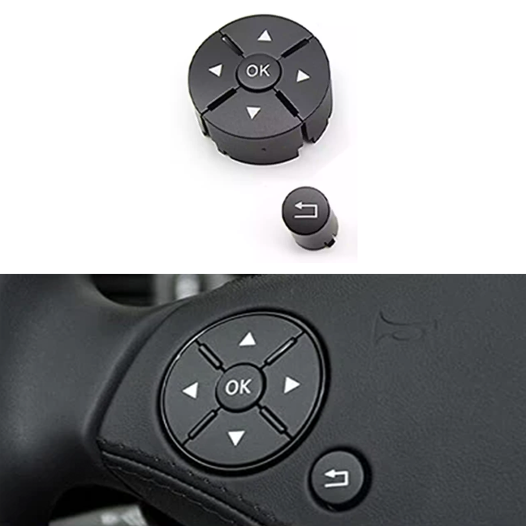 Mercedes Benz C-Class W204 Sedan (2007-2011) Black Left Steering Wheel Buttons (1pcs) 1
