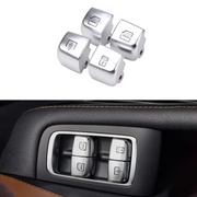 Mercedes Benz S-Class W222 Sedan (2010-2016) Chrome Rear Door Window Buttons 4PCS 2