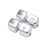 Mercedes Benz S-Class W222 Sedan (2010-2016) Chrome Rear Door Window Buttons 4PCS 1