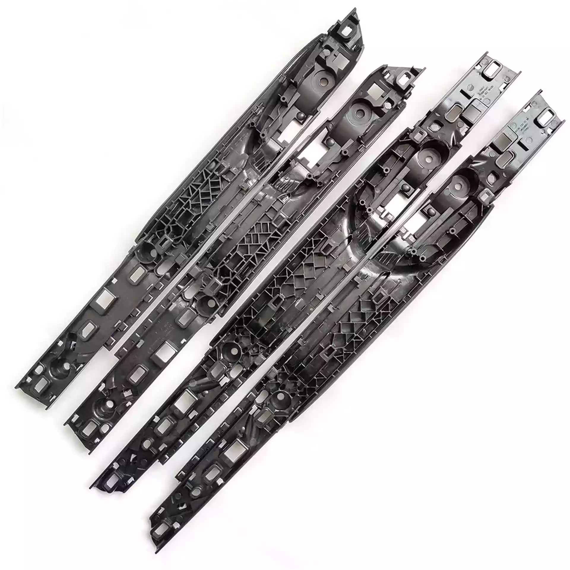 BMW 7 Series F01 Sedan (2008-2015) Black Inner Door Pull Handle Assembly 4pcs Set (F01)