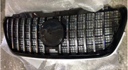 German Purje GTR Panamericana Style Front Upgrade Grille in Silver for Mercedes-Benz Sprinter W907 (2018-2021) - With Mesh-1