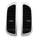 Porsche Cayenne 958/7P5 SUV (2015-2017) Silver Chrome Central Left AC Vent Grille Assembly (Interim Model)-1