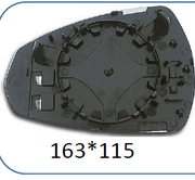 Right Side (Driver Side) Rear View Mirror Glass for Audi A3 8V Sedan (2012-2016) with Plastic Frame-5