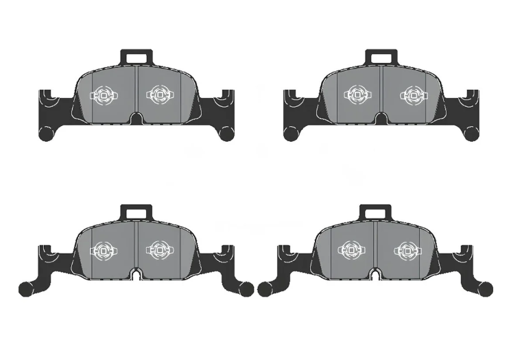 Front Brake Pads for Volvo V70 (2010-2019) Set of 4 Brake Pads for Front  Wheels (Without Sensor)-1