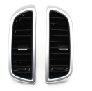 Porsche Cayenne 958/7P5 SUV (2015-2017) Silver Chrome Central Right AC Vent Grille Assembly (Interim Model)-1