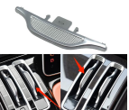 Matte Chrome Left/Right AC Vent Grille Slider Clip No.2 for Mercedes Benz W223-1