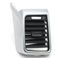 Rear Left AC Vent Grille for Porsche Panamera 970 - Matte Chrome &amp; Black-1