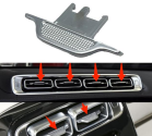 Matte Chrome Middle/Rear AC Vent Grille Slider Clip for Mercedes Benz W223-1