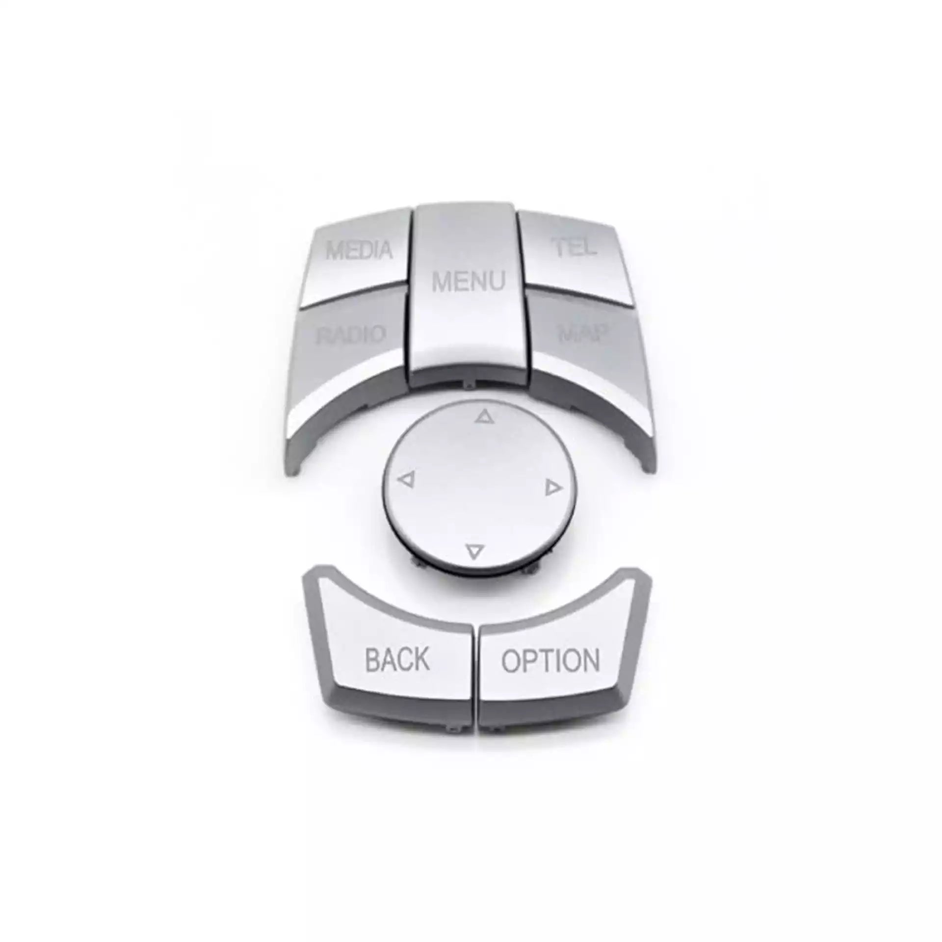 BMW 5 Series Sedan (2010-2017) Chrome CIC Multimedia Buttons Model B (F10) 1