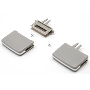 mercedes benz c-class sedan (2008-2014) gray rear ac vent grille slider set (w204)