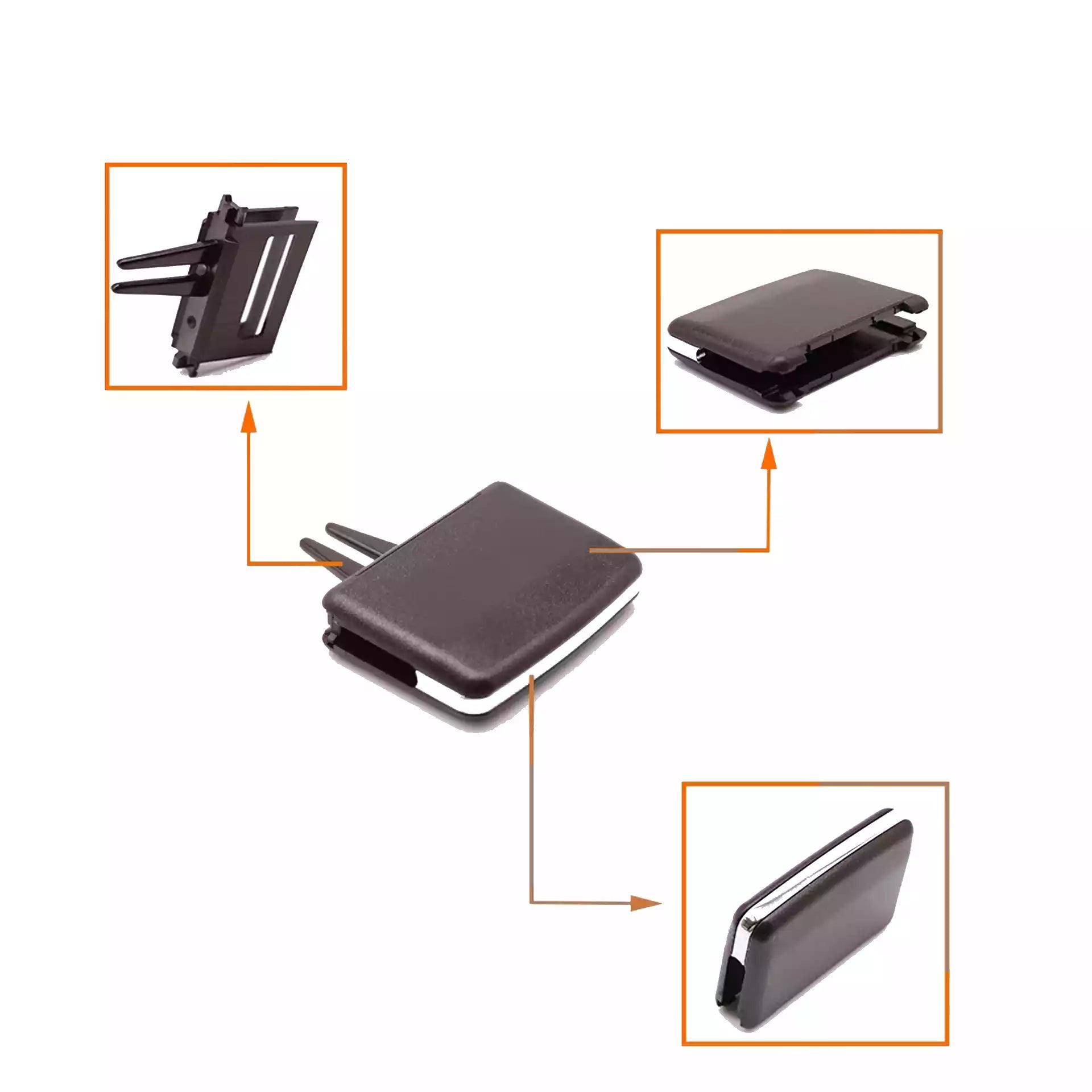 Buy Mercedes Benz C-Class Sedan (2008-2014) Moka Rear AC Vent Grille Slider Set (W204)