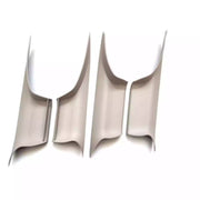 BMW 7 Series F02 Long Wheelbase Sedan (2009-2016) Oyster Inner Door Pull Handle Cover Set